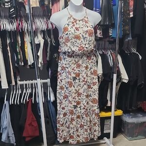 Old Navy Floral Print Maxi Dress - Multicolor